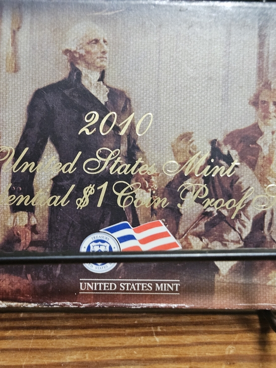 United States Mint 2010 Centennial $1 Coin Proof Set - Brown